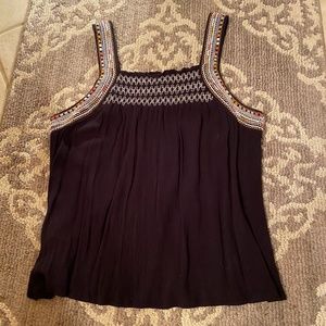 BCBGeneration Black Flowing Blouse